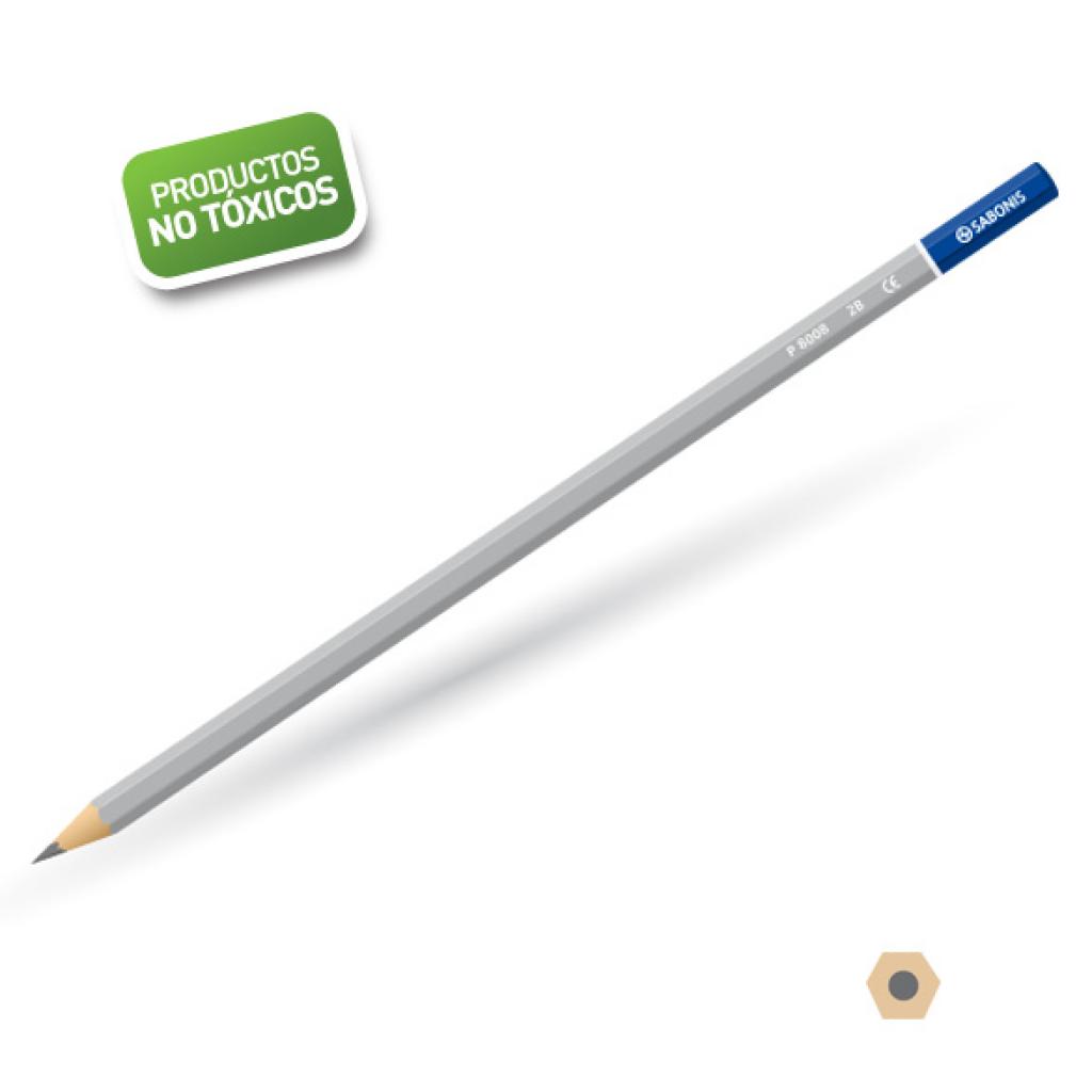 Lápiz de grafito con graduación.Los lápices graduados Sabonis son fabricados con los estándares de calidad mas altos, garantizándole siempre un resultado profesional.Graduaciones: 6H, 7H y 7B.Caja c/ 12 piezas.